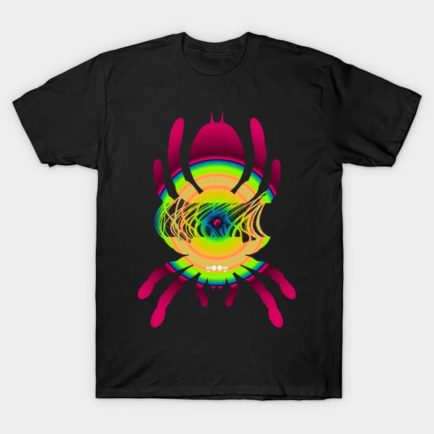 Tarantula Silhouette V164 (Radial) T-Shirt by IgorAndMore